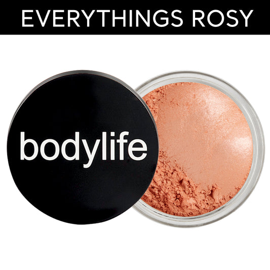 Bodylife Beauty Makeup Natural Mineral Blusher Everything's Rosy 2.5g