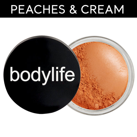 Bodylife Beauty Makeup Natural Mineral Blusher Peaches & Cream 2.5g